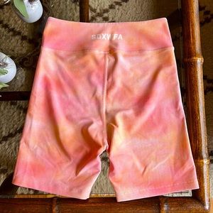 Sarahs Day White Fox Workout Shorts